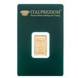 5 Gram: Italpreziosi Italy .999 Fine Gold Bar