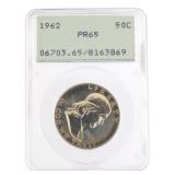 1962 PR65 GEM Franklin Silver Half Dollar