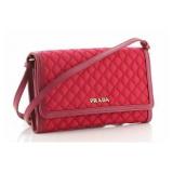Prada Red Chain Wallet Cross Body