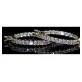 White Topaz Inside/Out Huggie Hoop Earrings