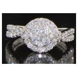 14kt Gold Round Brilliant 1.00 ct Diamond Ring