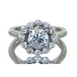 14kt Gold 2.02 ct Round Brilliant Diamond Ring