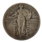 1927-D Standing Liberty Silver Quarter