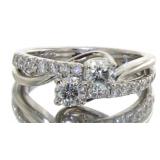 14kt Gold "Ever Us" 1.00 ct Diamond Ring