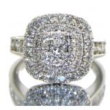 14kt Gold Brilliant 2.00 ct Diamond Designer Ring