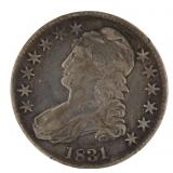 1831 Capped Bust Silver Half Dollar