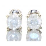 14kt Gold Brilliant 2.24 ct Diamond Stud Earrings