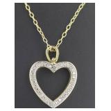 Diamond Accent Heart Pendant
