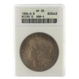 1896-O Morgan Silver Dollar *Micro O - VAM-4 *RARE