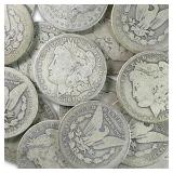 Mixed Date: Circulated Morgan Silver Dollar