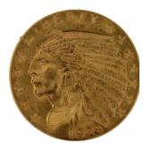 1928 Indian Head $2.50 Gold Quarter Eagle
