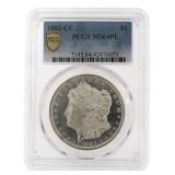 1883 Carson City MS64PL Morgan Silver Dollar