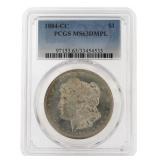 1884 Carson City MS63 DMPL Morgan Silver Dollar