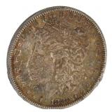 1880 San Francisco BU Morgan Silver Dollar *Toned