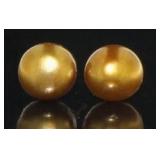 Genuine Chocolate Freshwater Pearl Earrings