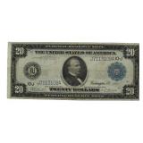 Series 1914 Large $20.00 Federal Reserve Note