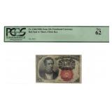 Series 1849 Red Seal 10c Fractional Currency Note