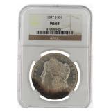 1897 San Francisco MS63 Morgan Silver Dollar *Key
