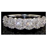 10kt Gold Brilliant 1.00 ct Diamond Designer Ring