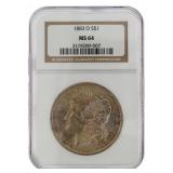 1883 New Orleans MS64 Morgan Silver Dollar