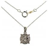 10kt Gold Brilliant 1/2 ct Diamond Necklace