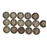 Mixed Date: Barber Silver Quarter