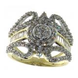 10kt Gold Brilliant 1.50 ct Diamond Cocktail Ring