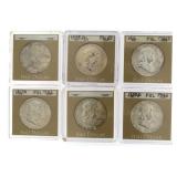 Mixed Date: Better Date Franklin Silver Halves