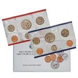 1989 Uncirculated Coin Set with D & P Mint