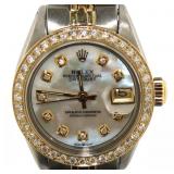 Rolex Oyster Perpetual Datejust 26 w/MOP-Diamond