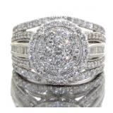 14kt Gold Brilliant 1.50 ct Diamond Cocktail Ring