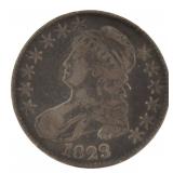 1823 Capped Bust Silver Half Dollar