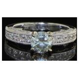 14kt Gold 1.45 ct Round Diamond Ring
