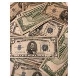 1934 Blue Seal $5.00 Silver Certificate