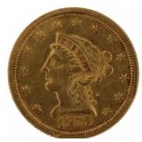 1879 Liberty Head $2.50 Gold Quarter Eagle