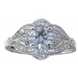 14kt Gold 1.28 ct Round Brilliant Diamond Ring