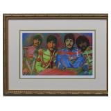 SGT Pepper Beatles Pencil Signed & # Ivy Lowe
