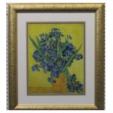 Irises In Vase Giclee By Vencent Van Gogh