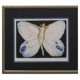 Woman W Open Wings Giclee By  Louis Icart