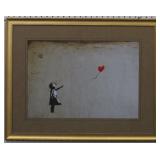 Girl With Balloon Giclee By Graffiti Artist Banksy