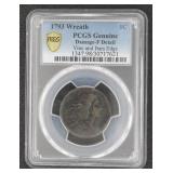 1793 One Cent Vine & Bars Edge *Super Rare