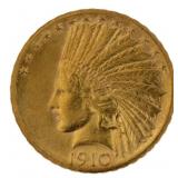 1910 Indian Head $10.00 Gold Eagle