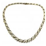 Genuine Sapphire & Diamond Accent Evening Necklace