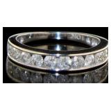 14kt Gold Channel Set 1.00 ct Diamond Ring