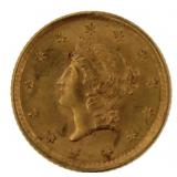 1852 Type 1 Liberty Head $1.00 Gold Coin *Key