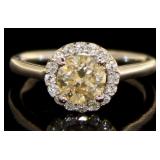 14kt Gold 1.40 ct Round Brilliant Diamond Ring