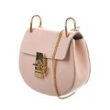 Chloe "Drew" Pink & Gold Crossbody Bag