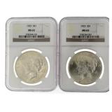 1923 MS63 Philadelphia Silver Peace Dollar