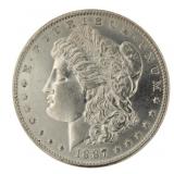 1887 Philadelphia Gem BU Morgan Silver Dollar