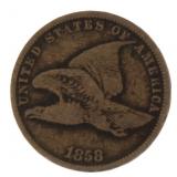 1858 Flying Eagle Copper Cent
